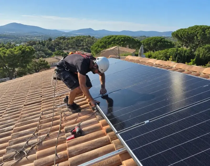 Installateur panneaux solaires Courzieu — pose photovoltaïque sur toiture