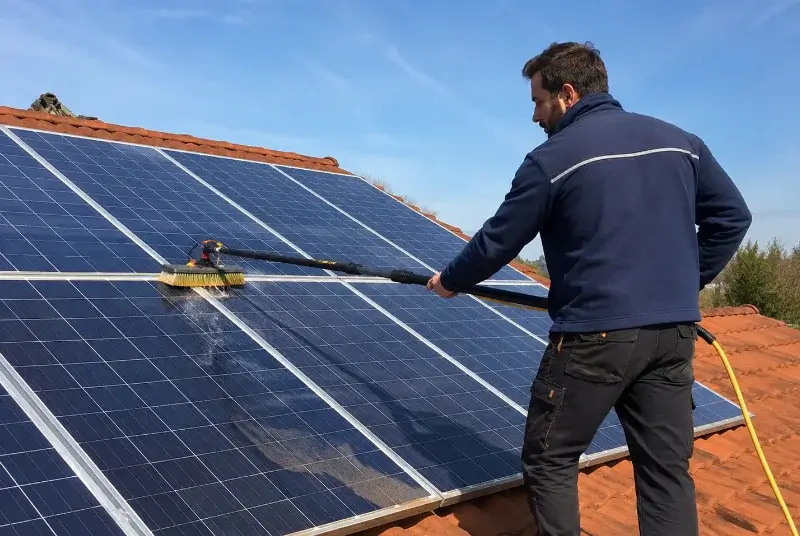 Nettoyage et entretien de panneaux solaires à Courzieu