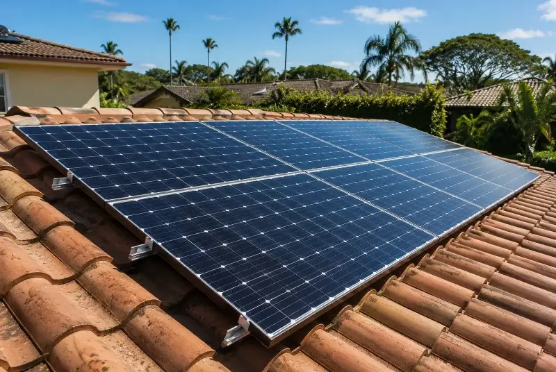 Installation de panneaux solaires à Courzieu